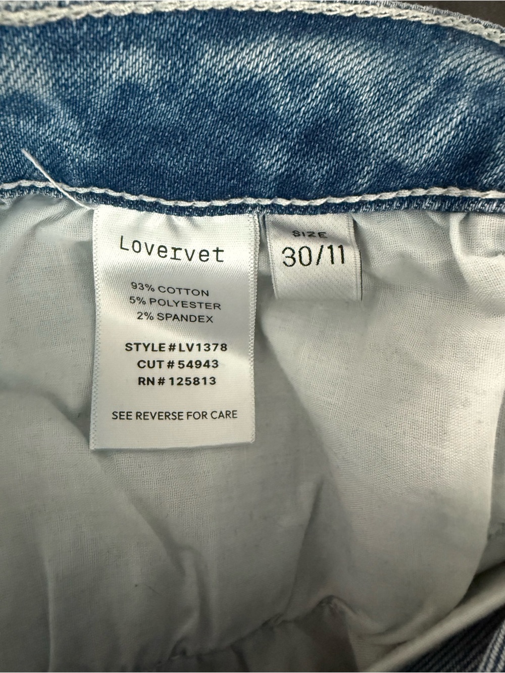 Women's Light Blue Skinny Distressed Jeans with Frayed Hem - Picture 4 of 4